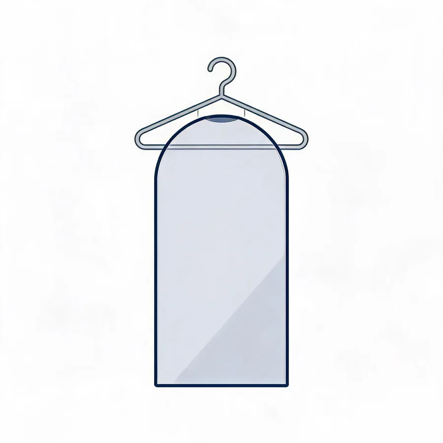 Fundas de ropa construction and pocket layout